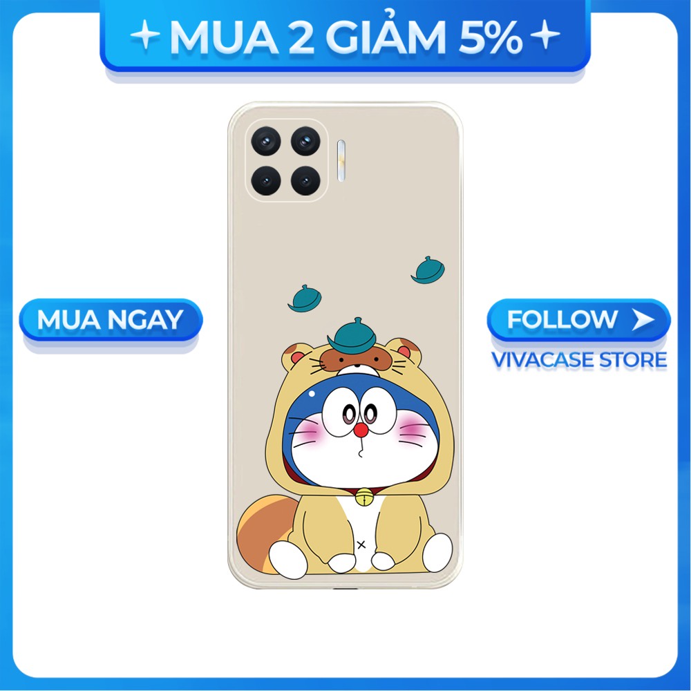 Ốp lưng cạnh vuông OPPO A1K/A5S/A74/A54/....viền bảo vệ camera hình Mèo máy áo len