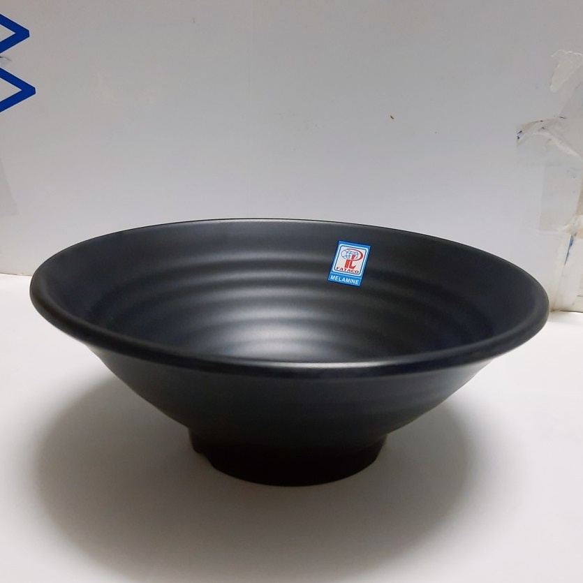 Tô Nhựa Melamine Đựng Bún Phở, mỳ cay Đen Nhám hàng cao cấp