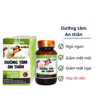 Viên ngủ ngon dưỡng tâm an thần giúp ngủ ngon sâu giấc , giảm căng thẳng , lo âu ,stress – hộp 30 viên