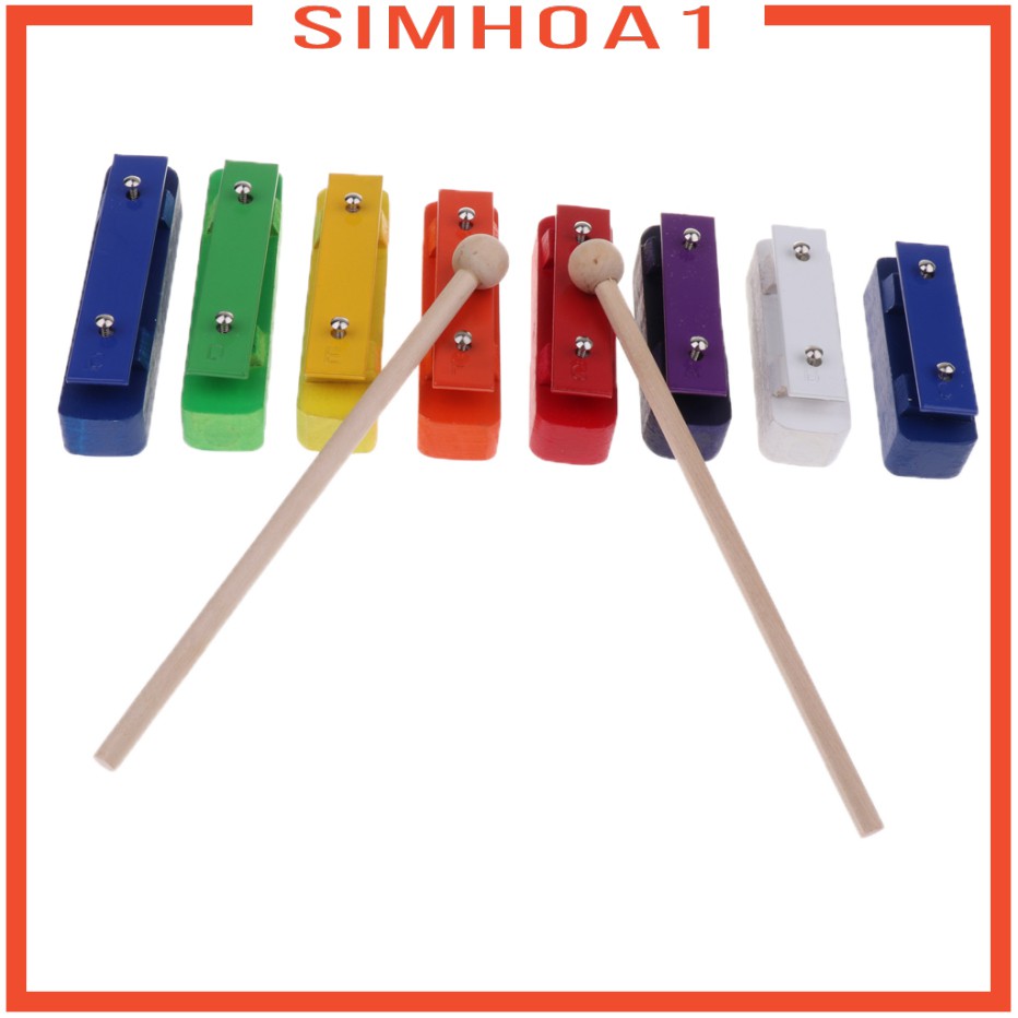 RHYTHM 1 Bộ 8 Dụng Cụ Âm Nhạc Cho Trẻ Em Simhoa1