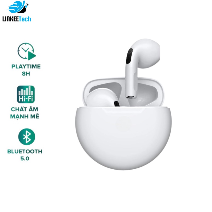 Tai nghe bluetooth không dây P6 Pro cảm ứng mic đàm thoại chống ồn tốt âm thanh HIFI- LinkeeTech