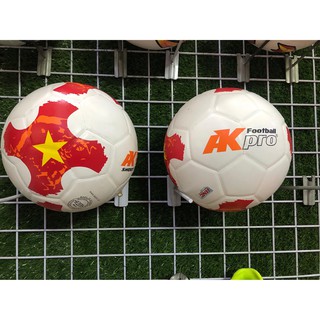 [Số 4] Banh Bóng Đá Sân 5,7, cỏ nhân tạo, futsal - BANH FOOTBALL AK PRO TRẮNG ĐỎ
