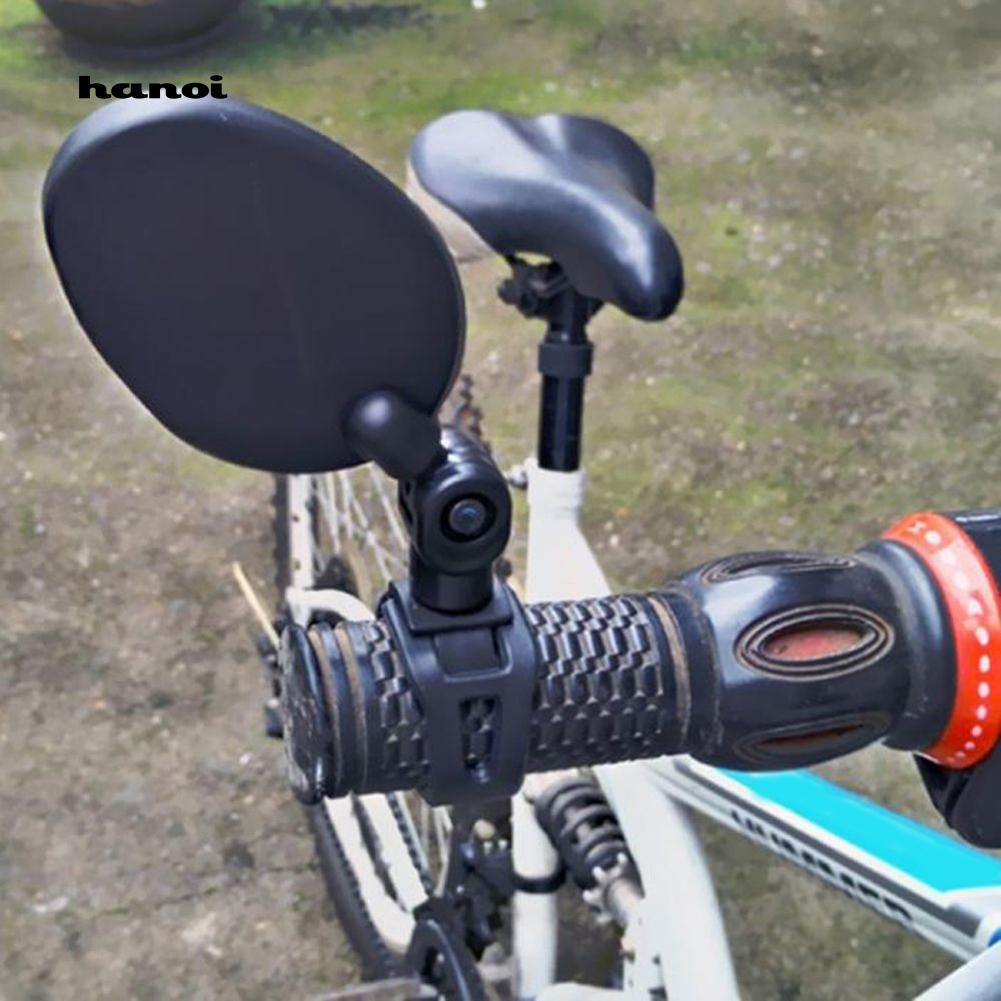 Kính chiếu hậu xe đạp góc rộng xoay 360 độ gắn tay lái tiện dụng