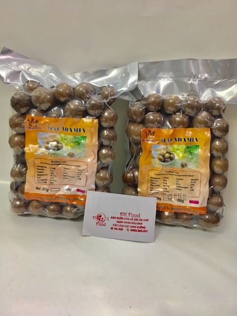 Hạt Macca Úc nứt vỏ gói 500g | BigBuy360 - bigbuy360.vn