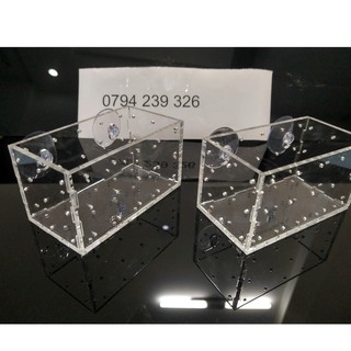 hộp/ cốc mica đựng phân nền thủy sinh