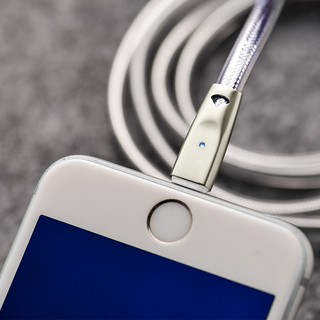 Dây cáp lightning bọc silicon chống đứt 1m2 & 2m Hoco - U9