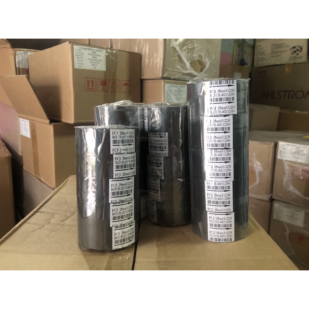 5 cuộn Mực ruy băng in date FC3 25mm x 122m - In hạn sử dụng