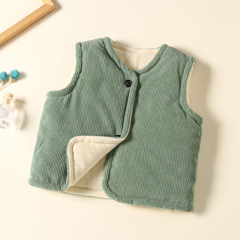 Áo Khoác cotton Lót Nhung Dày Dặn Giữ Ấm Mùa Đông Cho Bé