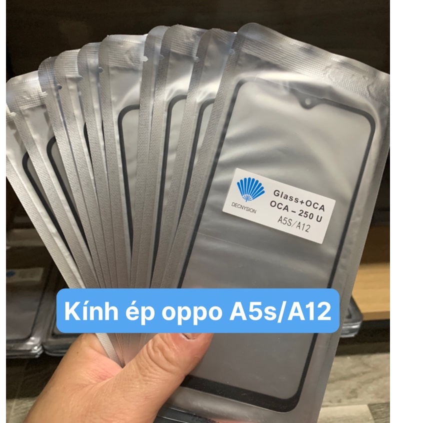kính ép liền keo điện thoại oppo A5s / A12 / A7 / Realme 3