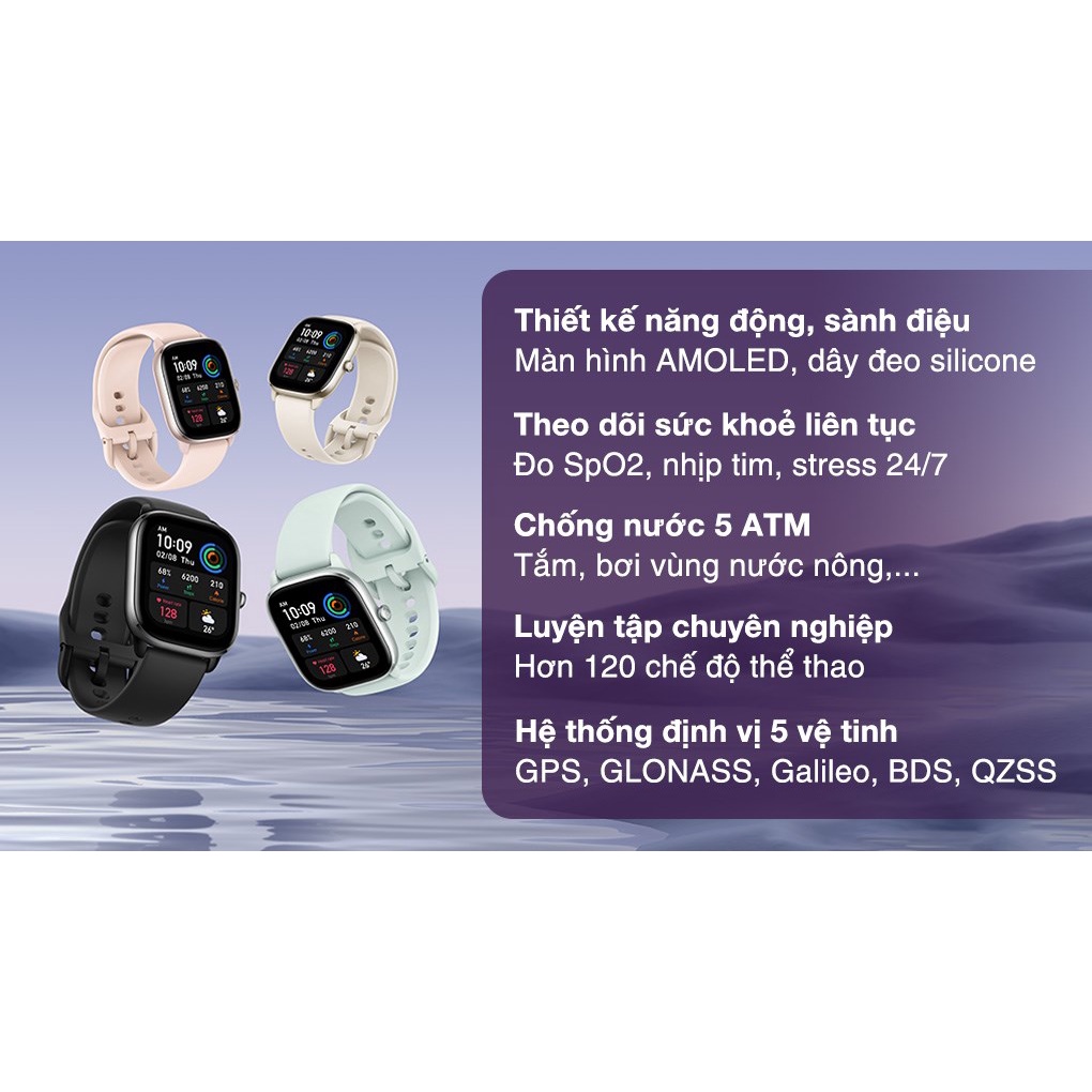 [Hỏa Tốc - HCM] Đồng Hồ Thông Minh Amazfit GTS 4 Mini | Tiếng Việt | Hàng Chính Hãng | Bảo Hành 12 Tháng | Mimax Store | BigBuy360 - bigbuy360.vn