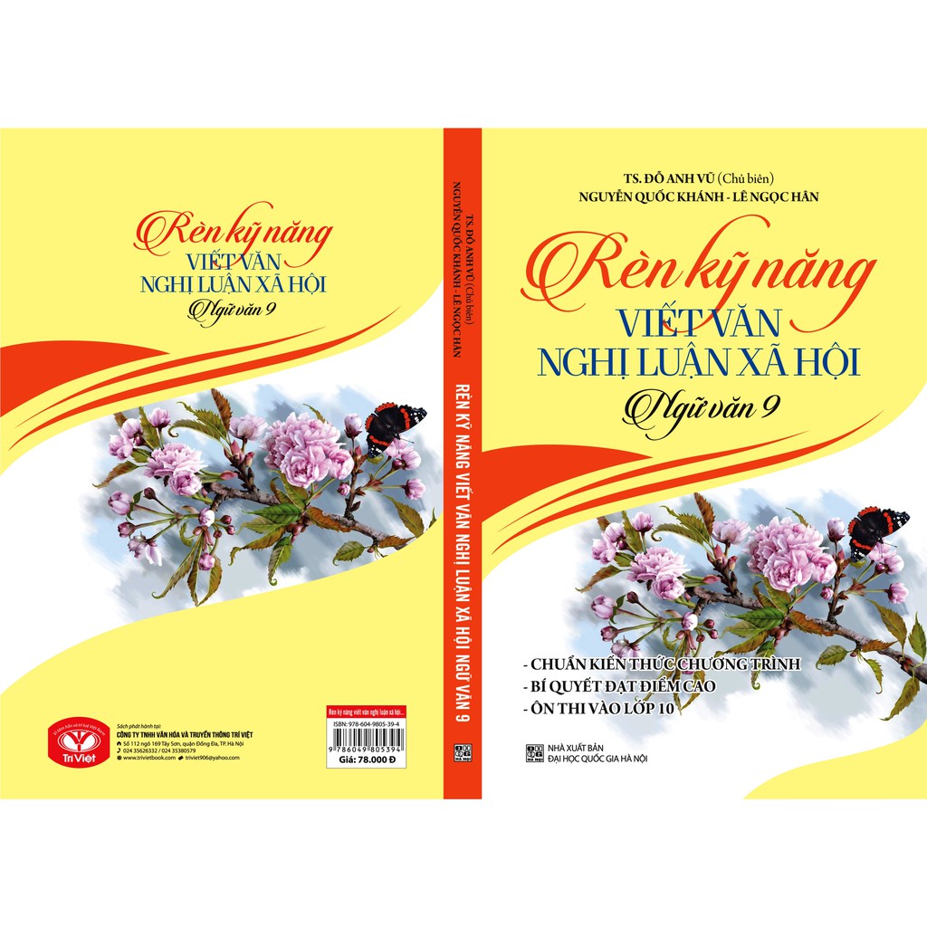 Sách - Rèn Kỹ Năng Viết Văn Nghị Luận Xã Hội - Ngữ Văn 9