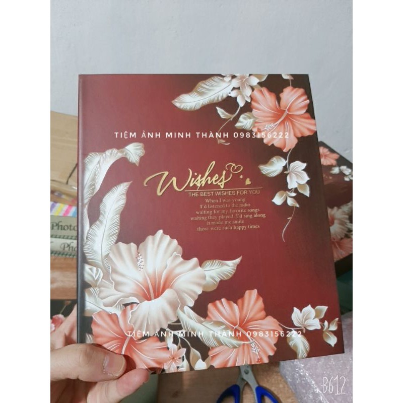 Album ảnh đựng được 100 ảnh kích thước 15x21cm