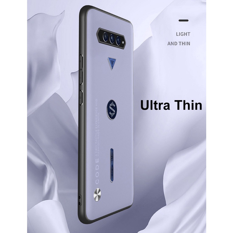 Dành Cho Xiaomi Black Shark 4 4S 4S Pro 5 RS 3 3S Chống Sốc Sang Trọng Mờ Da PU Bao Da Kinh Doanh