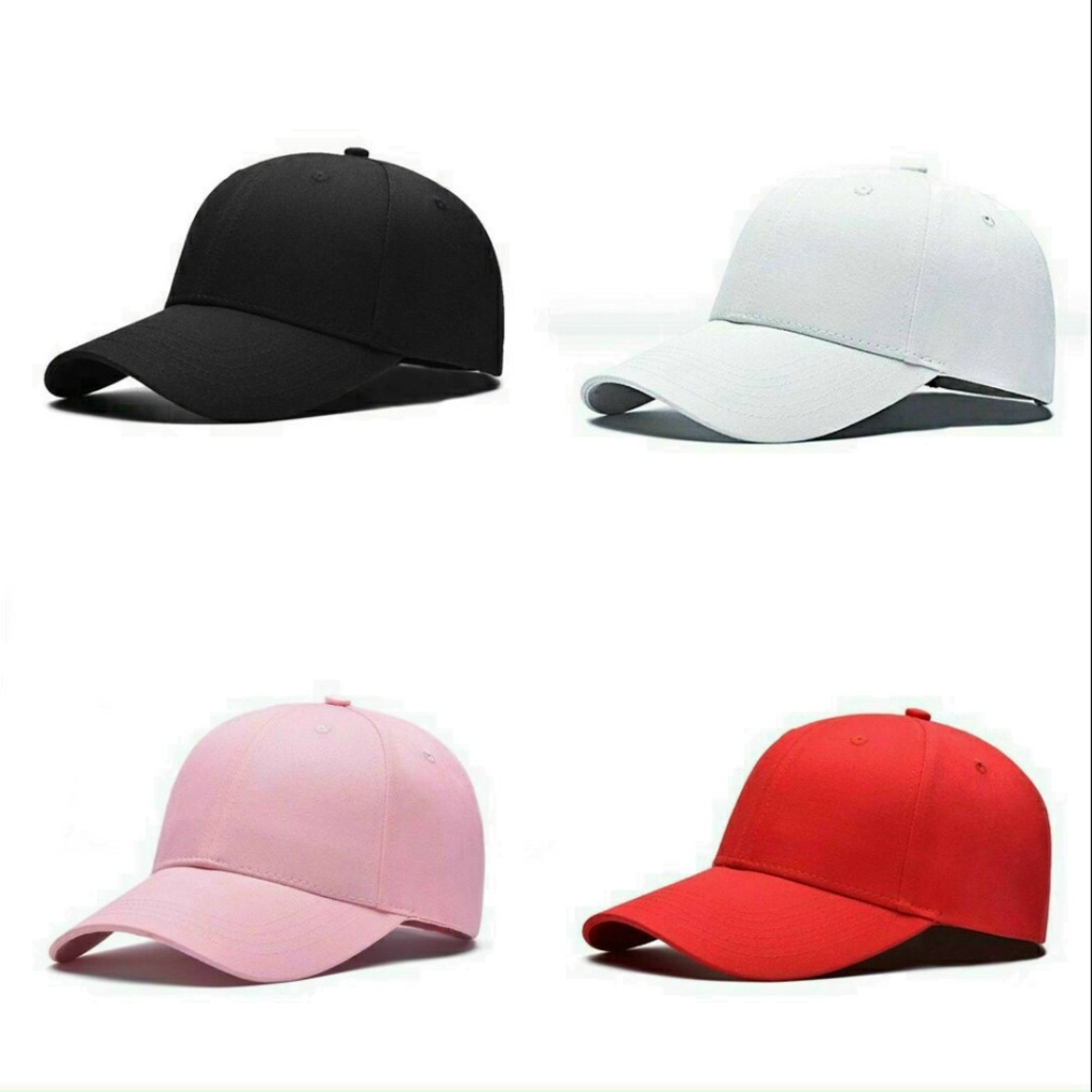 Mũ lưỡi trai nón kết nam nữ Trơn nhiều màu thiết kế dán tăng giảm phía sau thích hợp mọi độ tuổi