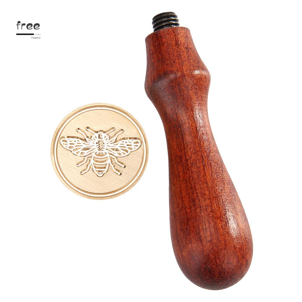 Đầu con dấu đóng sáp niêm phong bằng đồng mạ vàng phong cách cổ điển tiện dụng | BigBuy360 - bigbuy360.vn