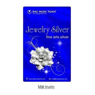 Hoa tai nữ Bạc Ngọc Tuấn T02HTU000776