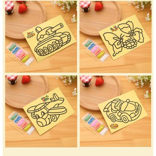 [Hot] Tranh cát cho bé kích thước 15*20cm