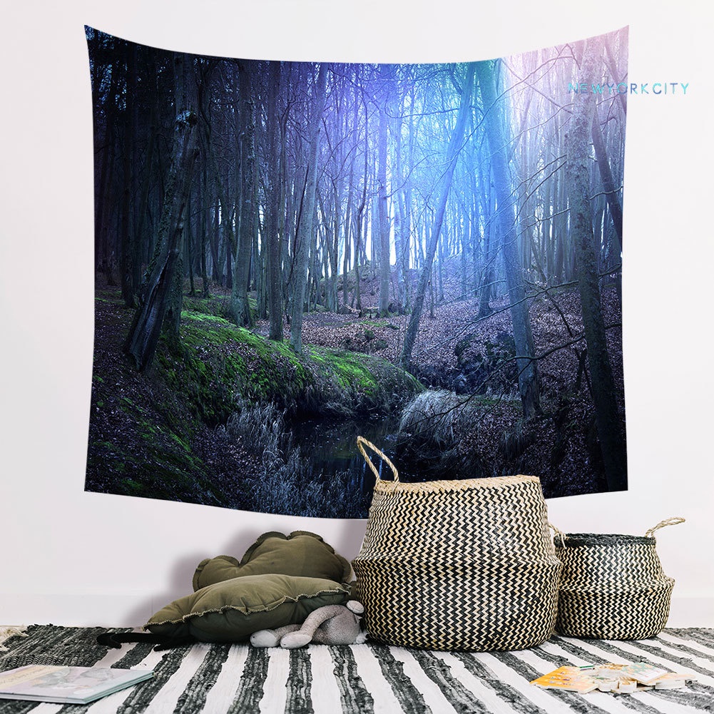 Thảm Treo Tường In Hình Phong Cảnh Núi Non Độc Đáo