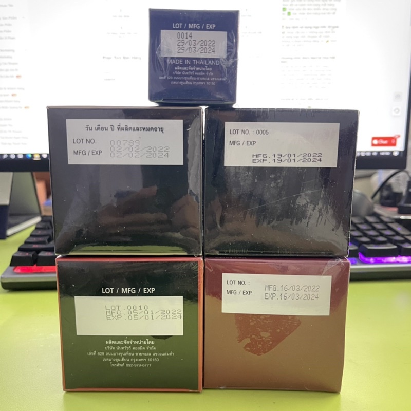 Kem Dưỡng Trắng Da Ban Đêm 4K Plus 5x Thái Lan Chính Hãng, Mẫu Mới Date Mới 20gr