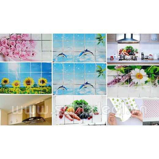 Giấy Dán Bếp Chịu Nhiệt Cỡ To 60cmx90cm siêu rẻ