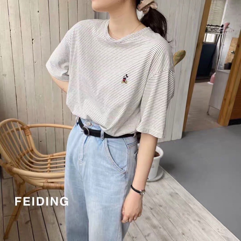 Áo thun micky thêu Quảng châu