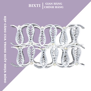 [Mã SKAMCLU8 giảm 10% cho đơn từ 100K] Set 12 KẸP TÓC CÀNG CUA TRONG SUỐT ( KẸP CÀNG CUA)