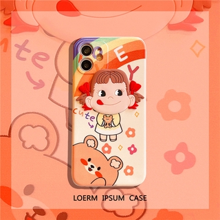 Ốp lưng tpu in hình cô gái hoạt hình 3d cho iphone 11 12 pro max x xs max xr 6 6s plus 7 plus 8 plus