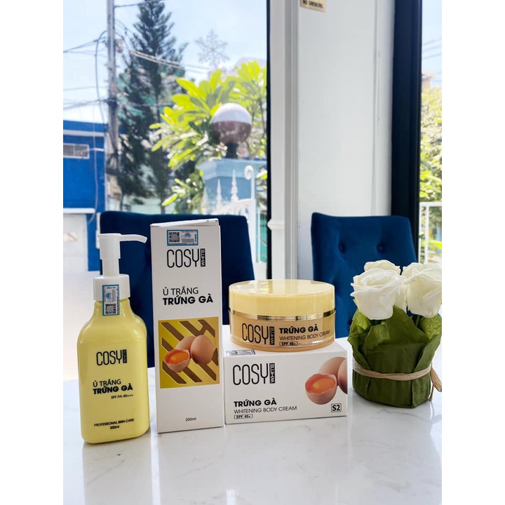 Kem body whitening cream chiếc xuất trứng gà dưỡng trắng da toàn thân COSY WHITE 250g | BigBuy360 - bigbuy360.vn