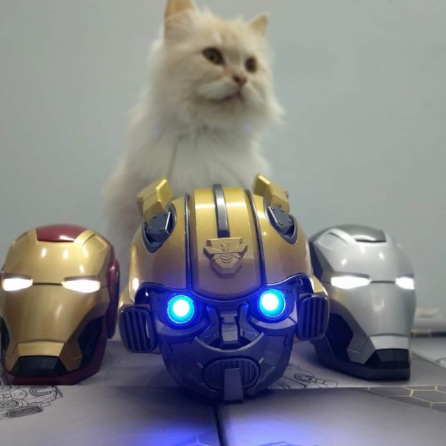 Loa bluetooth hình đầu nhân vật bumblebee ironman