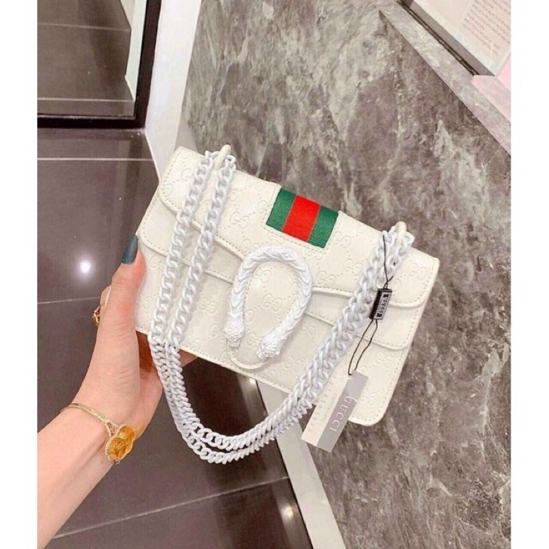 TÚI GUCCI ĐẦU RẮN DÀNH CHO NỮ 2 NGĂN 2 ĐÁY TIỆN LỢI