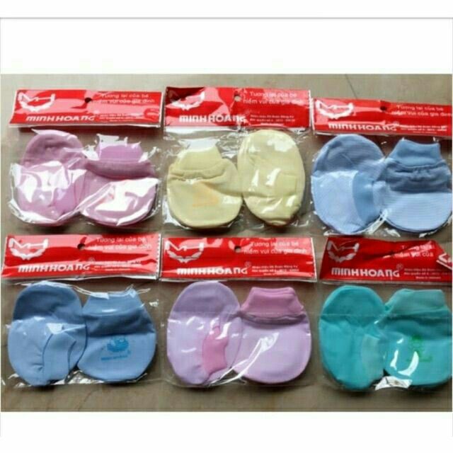 1 sét bao tay bao chân minh hoàng cho bé