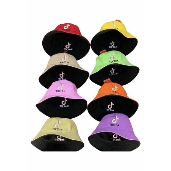 NÓN BUCKET 2 mặt - TIKTOK