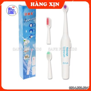 Bàn Chải Đánh Răng Điện | Bàn Chải Đánh Răng Tự Động Kèm 3 Đầu Chải Thay Thế Cho Cả Gia Đình