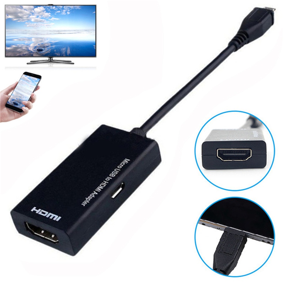 Cáp Chuyển Đổi Từ Cổng Micro Usb Sang Hdmi 1080p Hdtv