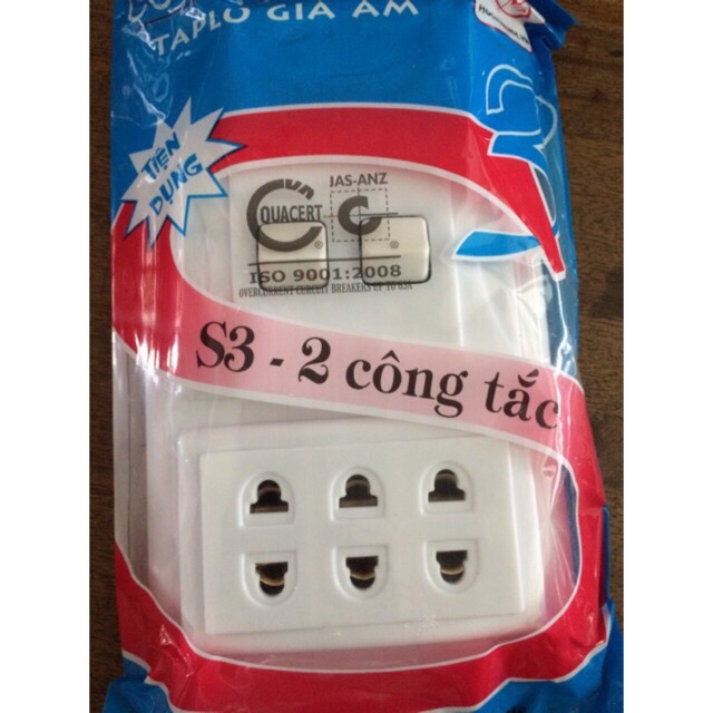 Ổ điện- taplo giả âm tường conip-điện sáng