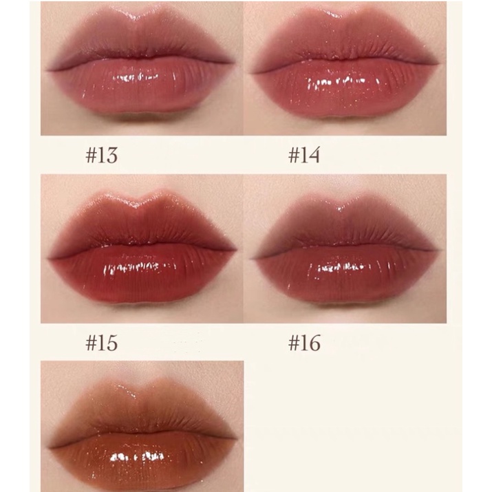 Son Daimanpu Tint Bóng Vỏ Xanh Matcha Mirror Lip Glaze