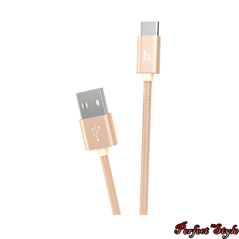 Cáp Sạc Nhanh Hoco X2 Type-C Dành Cho Các Thiết Bị Android Sử Dụng Chuẩn Kết Nối Type C Dài 1M - Bảo Hành 6 Tháng