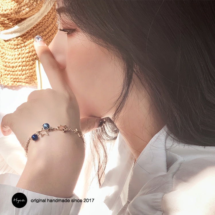 Vòng Tay Cặp Đôi Thiết Kế Đơn Giản Nhẹ Nhàng Thoải Mái Phong Cách Hàn Quốc Thời Trang