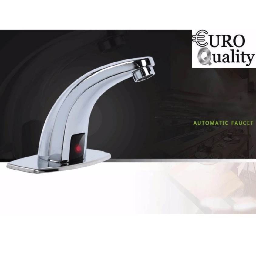 Bộ vòi rửa mặt tay tự động 220v Automatic Faucet Euro Quality (sử dụng được khi cúp điện)