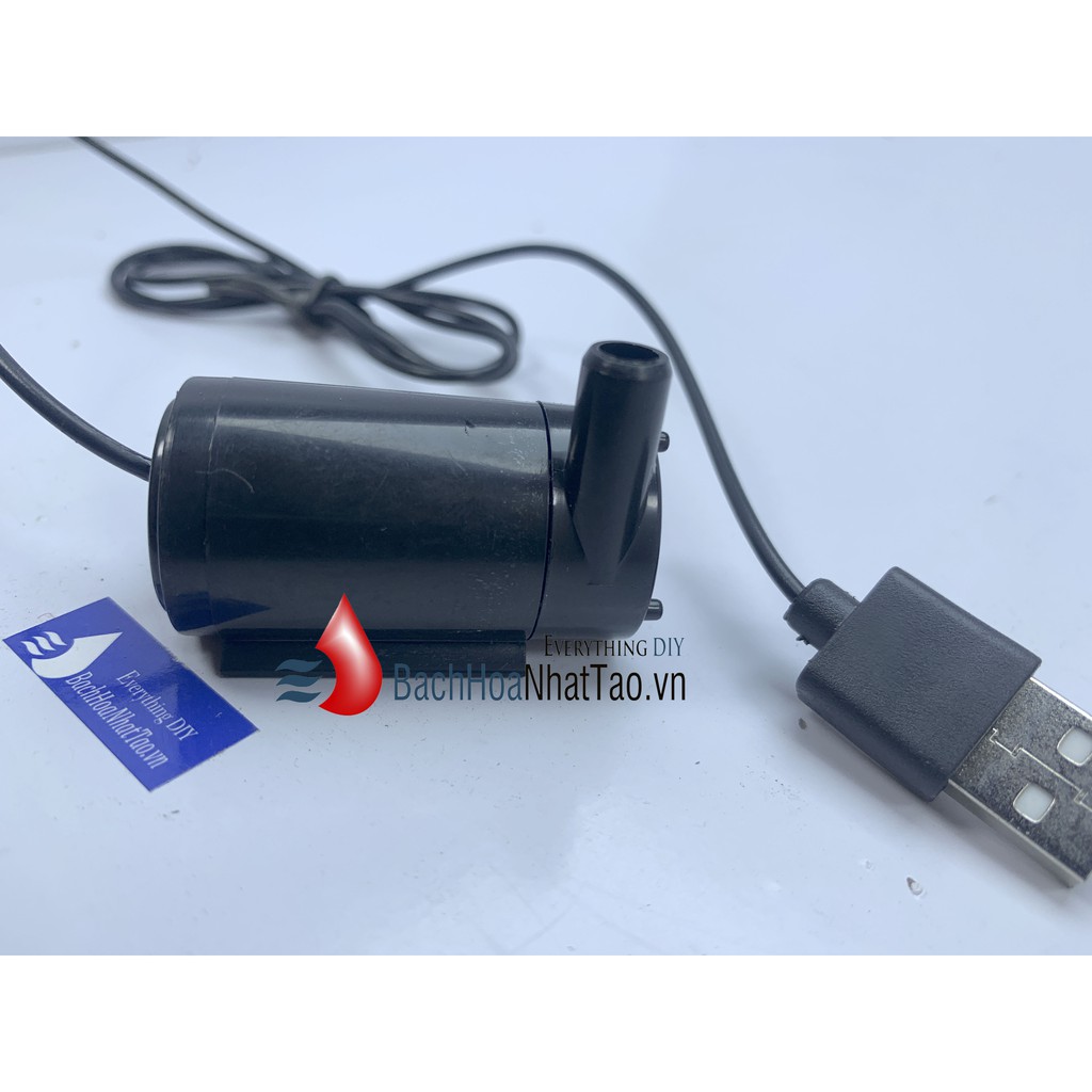 Động cơ bơm chìm mini USB 5V lưu lượng 1,6 lít / phút