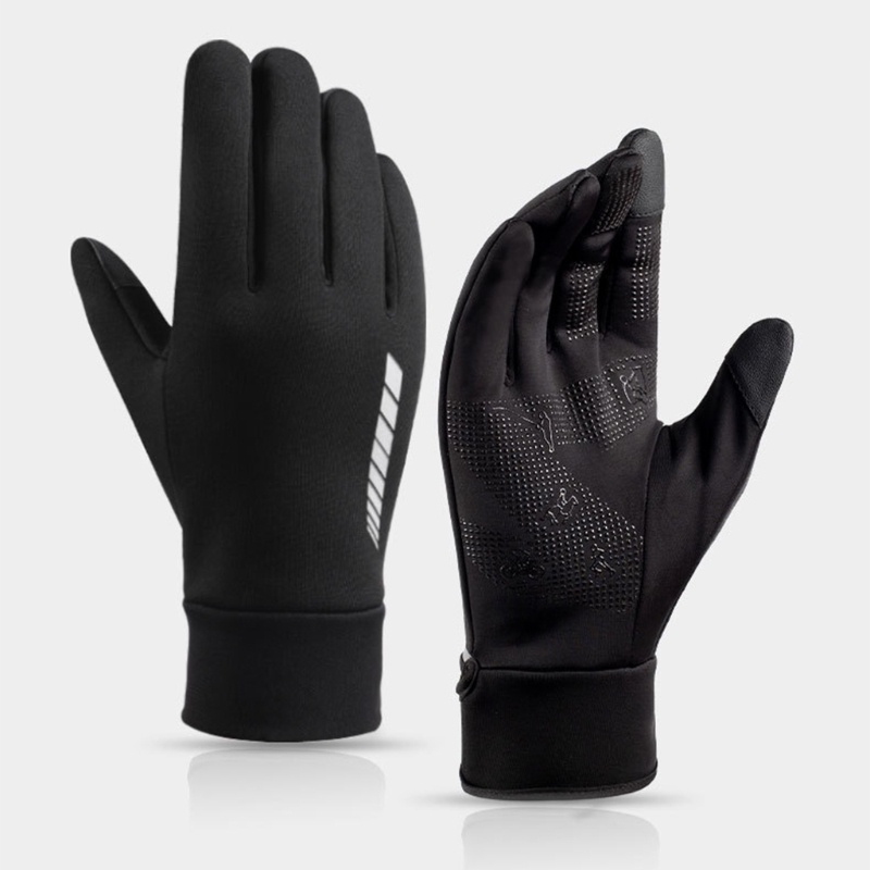 Găng Tay Phản Quang Lót Lông Cừu Chống Trượt Tiện Dụng Khi Lái Xe