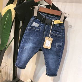 Quần rin baggy be trai hay be gái đêu mang dc chat rin cực co giãn thoải mái cho bé vân động.