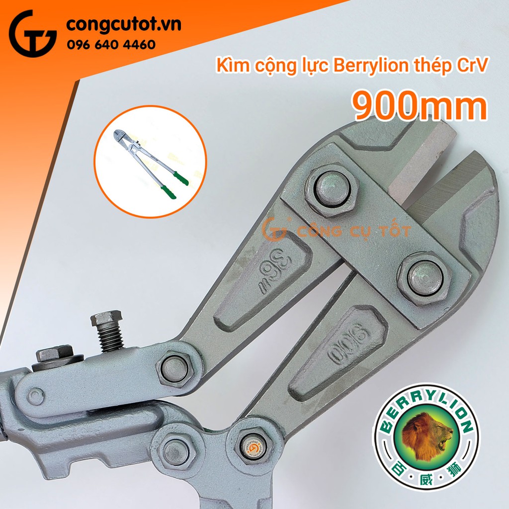 Kìm cộng lực cắt sắt Φ14mm Berrylion 9000mm thép Cr-V