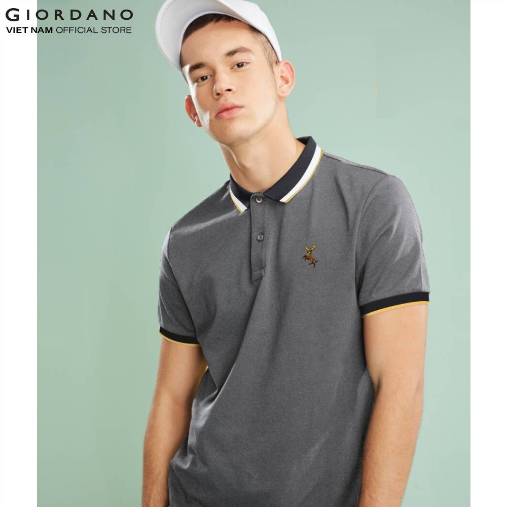 Áo Thun Nam Có Cổ Polo Logo Hưu Giordano 01019202