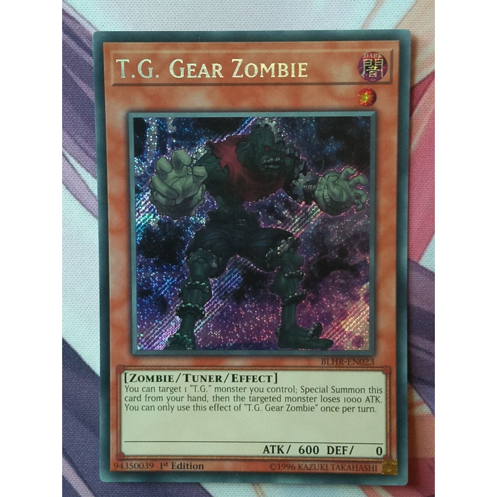 Thẻ Bài Yugioh: T.G. Gear Zombie BLHR-EN023