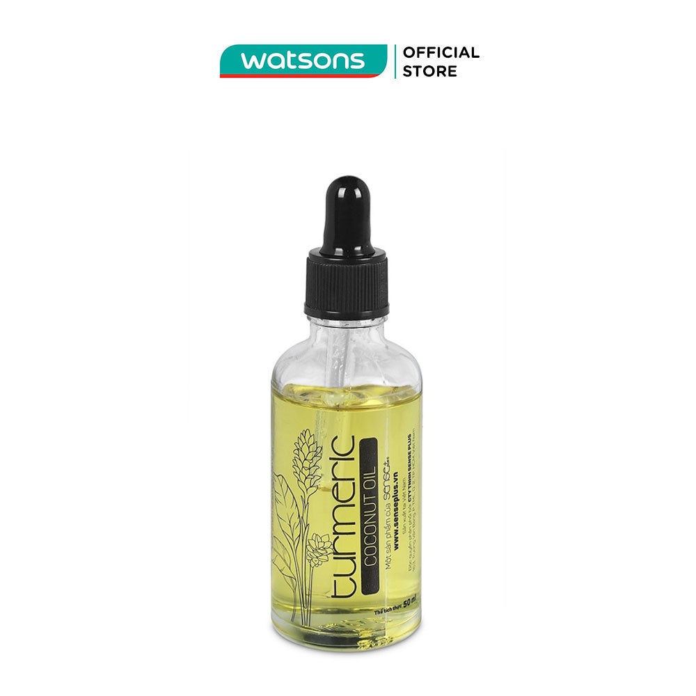 Dầu Dừa Sense Plus Turmeric Thiên Nhiên Từ Dừa Và Nghệ Dưỡng Trắng Da 50ml | BigBuy360 - bigbuy360.vn