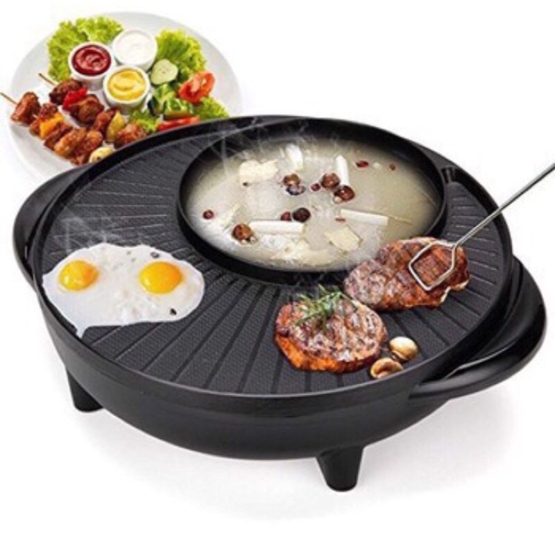 BẾP LẨU NƯỚNG ĐA NĂNG 2 TRONG 1 BBQ Jiplai JL-LN68