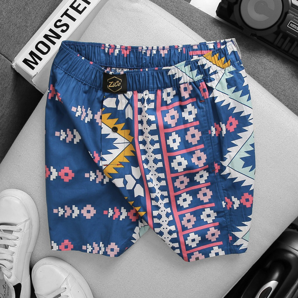 Quần đùi ngủ mặc ở nhà cho nam BIG SIZE từ 75 - 90kg - Lưng thun co dãn thoải mái, vải cotton mềm mịn, thấm hút mồ hôi | BigBuy360 - bigbuy360.vn