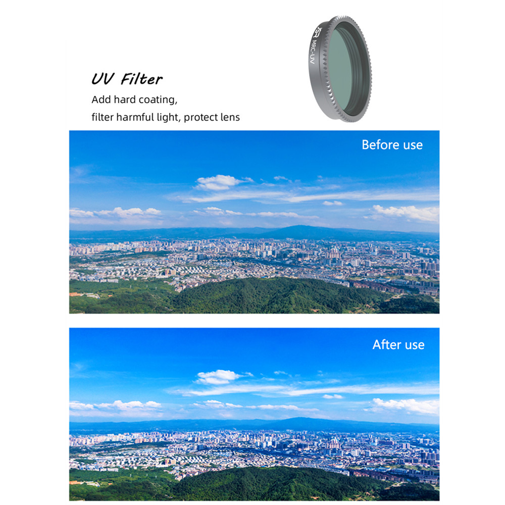 Glass UV CPL Star Night Lens Filter Cap for Insta360 GO 2 GO2 Action Camera