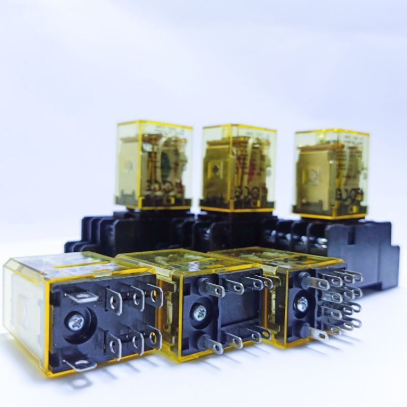 Relay role trung gian IDEC RY4S - UL 14 chân 12V 24V 110V 220V